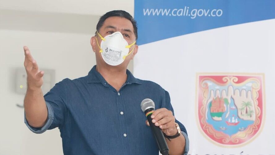 El mandatario rechazó la solicitud ante el riesgo que corren los aficionados de contagiarse con COVID-19. Foto: Alcaldía de Cali