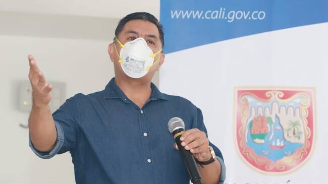 El mandatario rechazó la solicitud ante el riesgo que corren los aficionados de contagiarse con COVID-19. Foto: Alcaldía de Cali