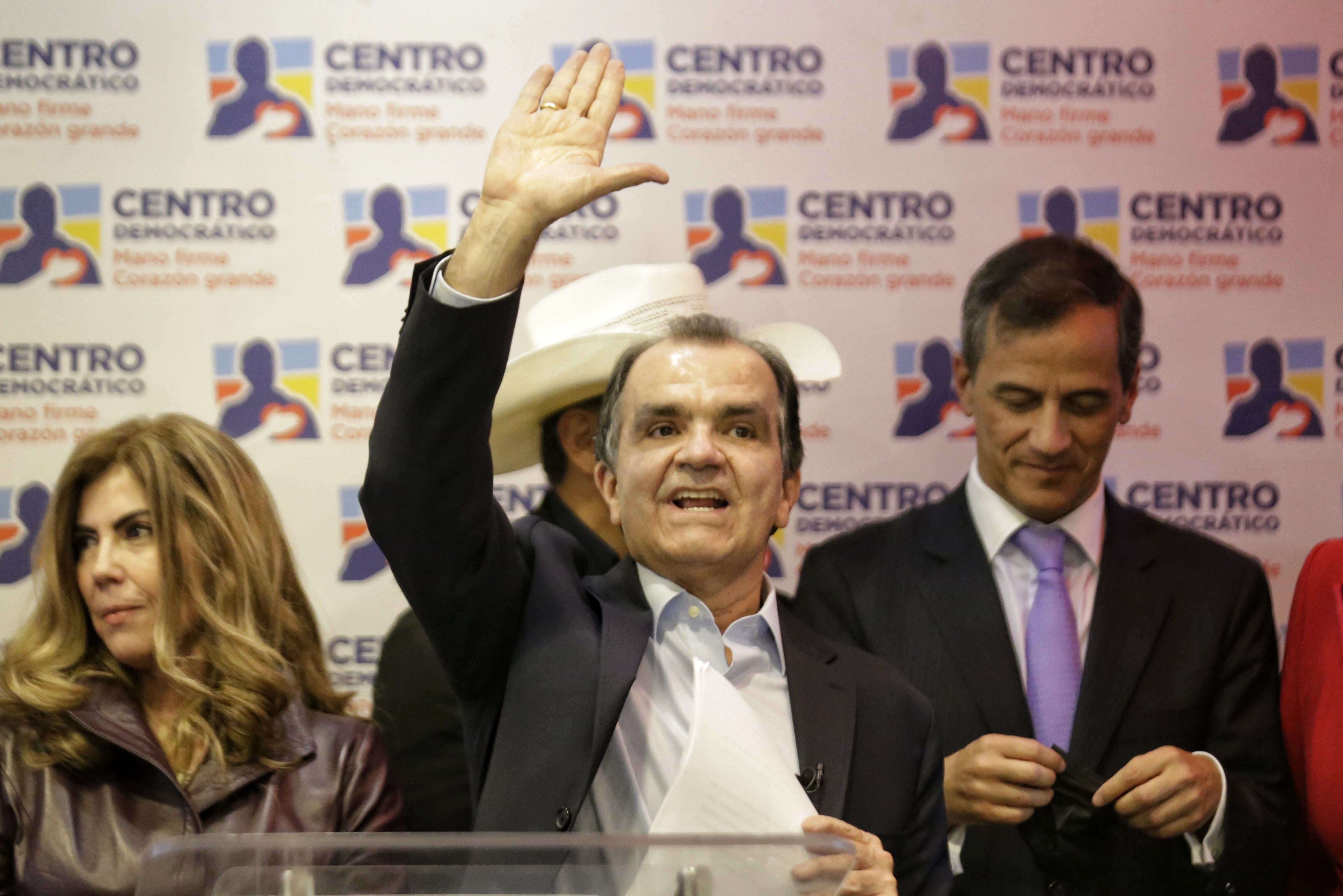 El Centro Democrático presenta su candidato presidencial que será Óscar Iván Zuluaga. (Colprensa-Sergio Acero)