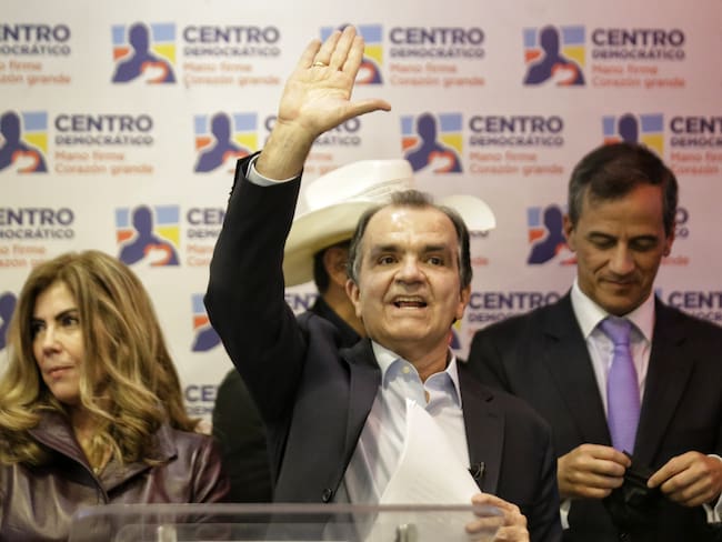 El Centro Democrático presenta su candidato presidencial que será Óscar Iván Zuluaga. (Colprensa-Sergio Acero)