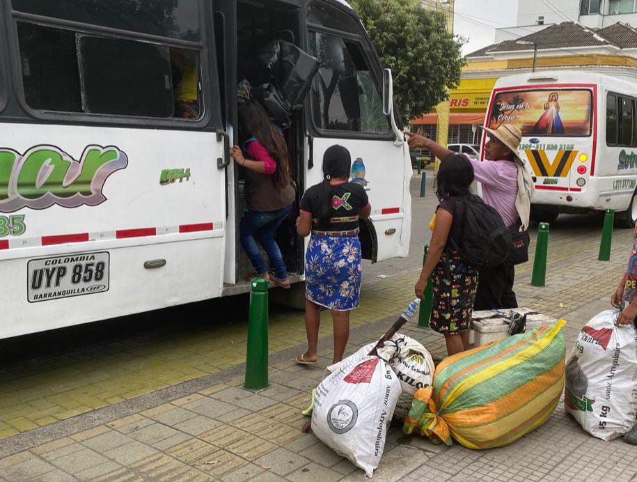 Después de 3 meses se levanta protesta indígena en la ciudad de Montería. Foto: prensa Gobernación de Córdoba.