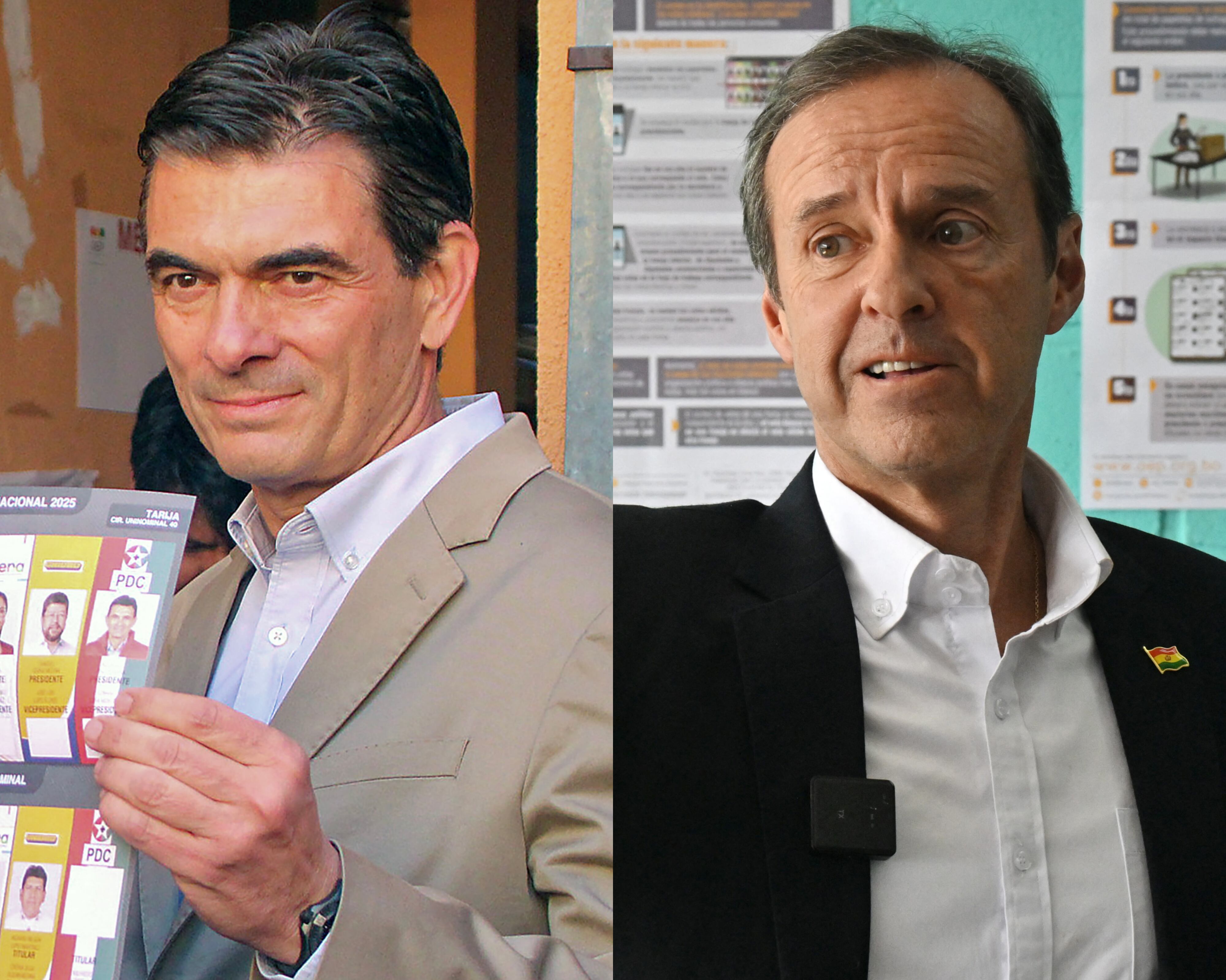 Rodrigo Paz y Jorge ‘Tuto’ Quiroga | Fotos: GettyImages