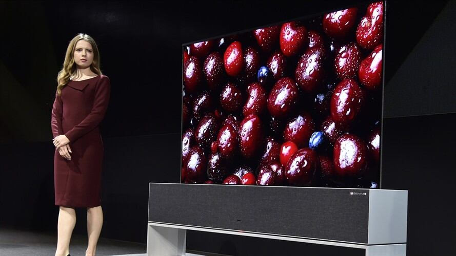 El Signature OLED TV R llegará en los próximos a nuestro país.. Foto: Getty Images