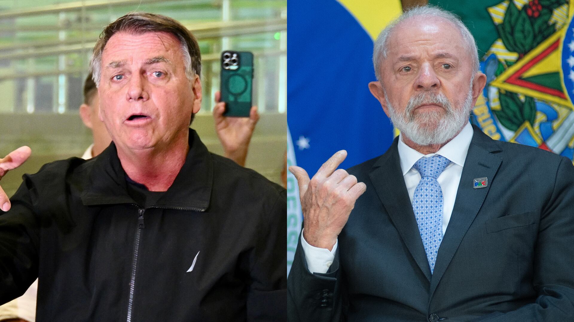 Lula da Silva. FOTO: Andressa Anholete/Getty Images — Jair Bolsonaro. FOTO: EVARISTO SA/AFP via Getty Images