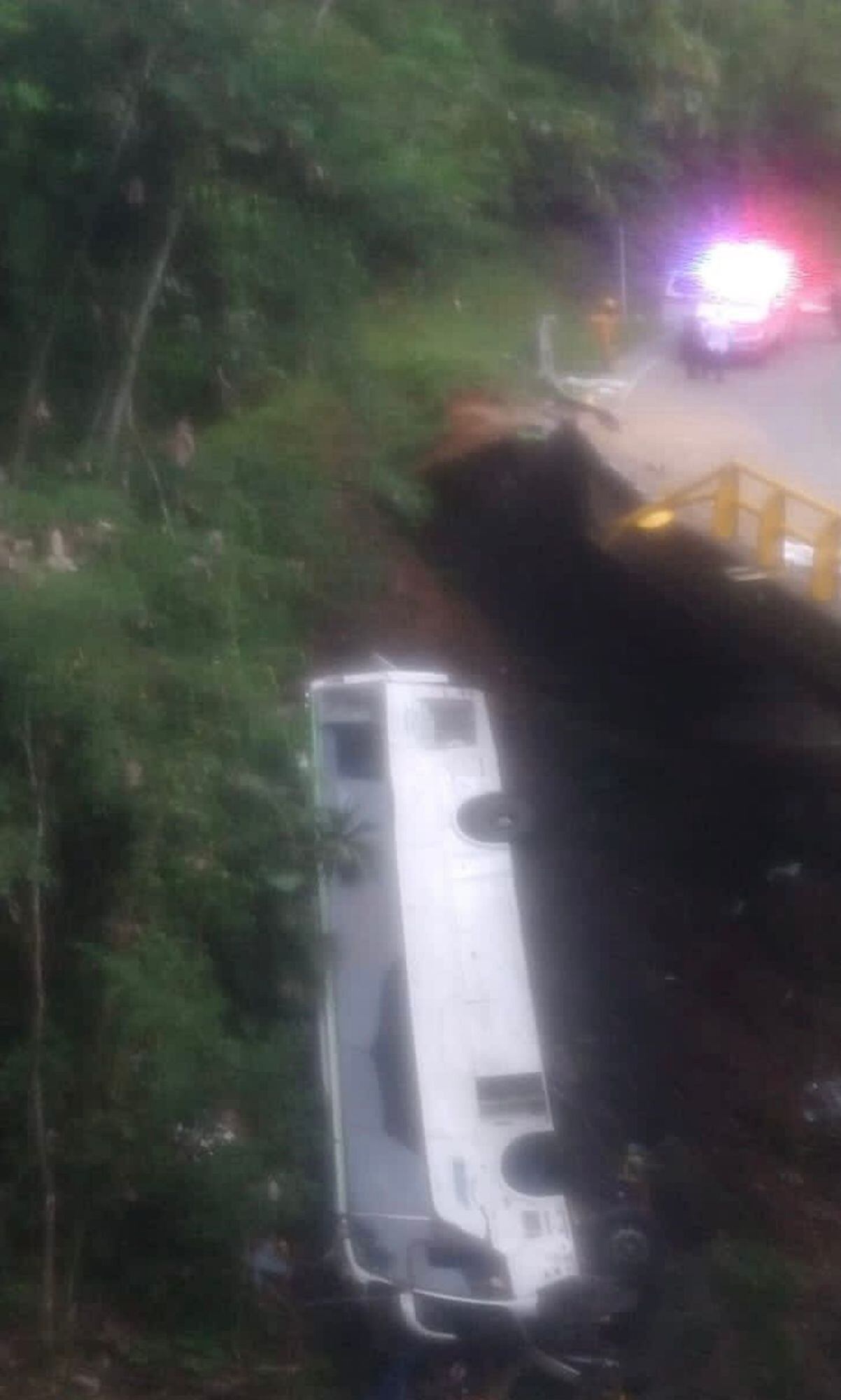 Accidente autopista Medellín- Bogotá. Foto: Cortesía Mioriente 