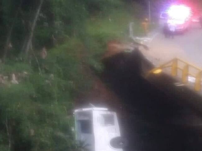 Accidente autopista Medellín- Bogotá. Foto: Cortesía Mioriente