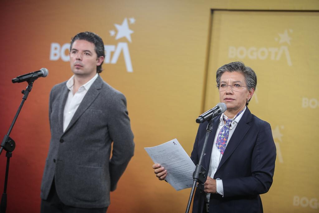 Alcaldesa de Bogotá, Claudia López. Foto: Cortesía Alcaldía de Bogotá