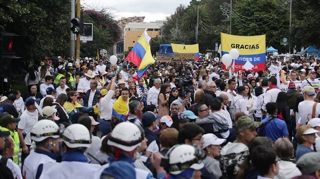 Las autoridades activaron los protocolos correspondientes para garantizar que la movilización se lleve a cabo sin inconvenientes.. Foto: Colprensa