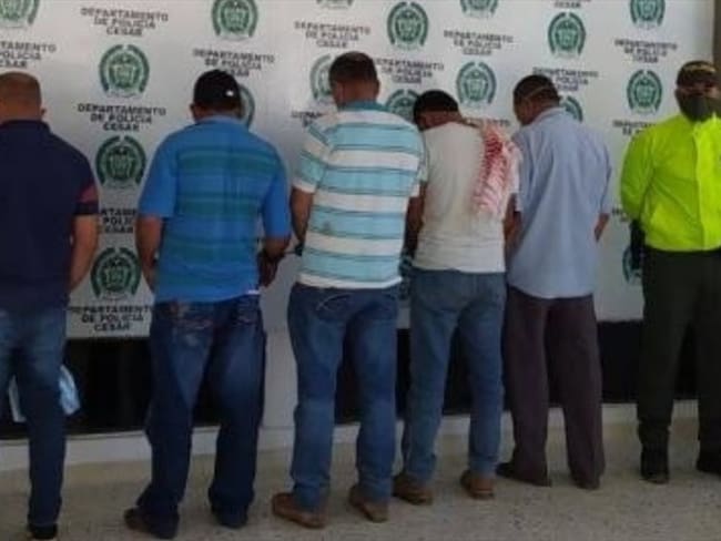 Captura de seis integrantes de una organización dedicada al transporte ilegal de ganado. Foto: Policía Fiscal y Aduanera, Polfa