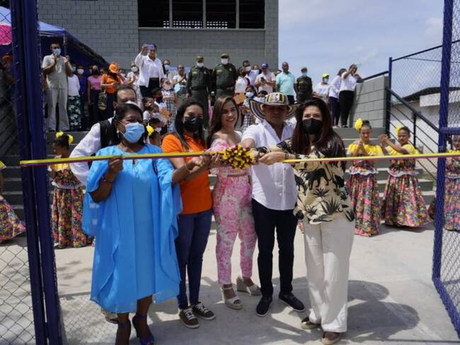 Esta institución beneficiará a los estudiantes de esta región del departamento del Magdalena. Foto: cortesía Fondo de Adaptación.