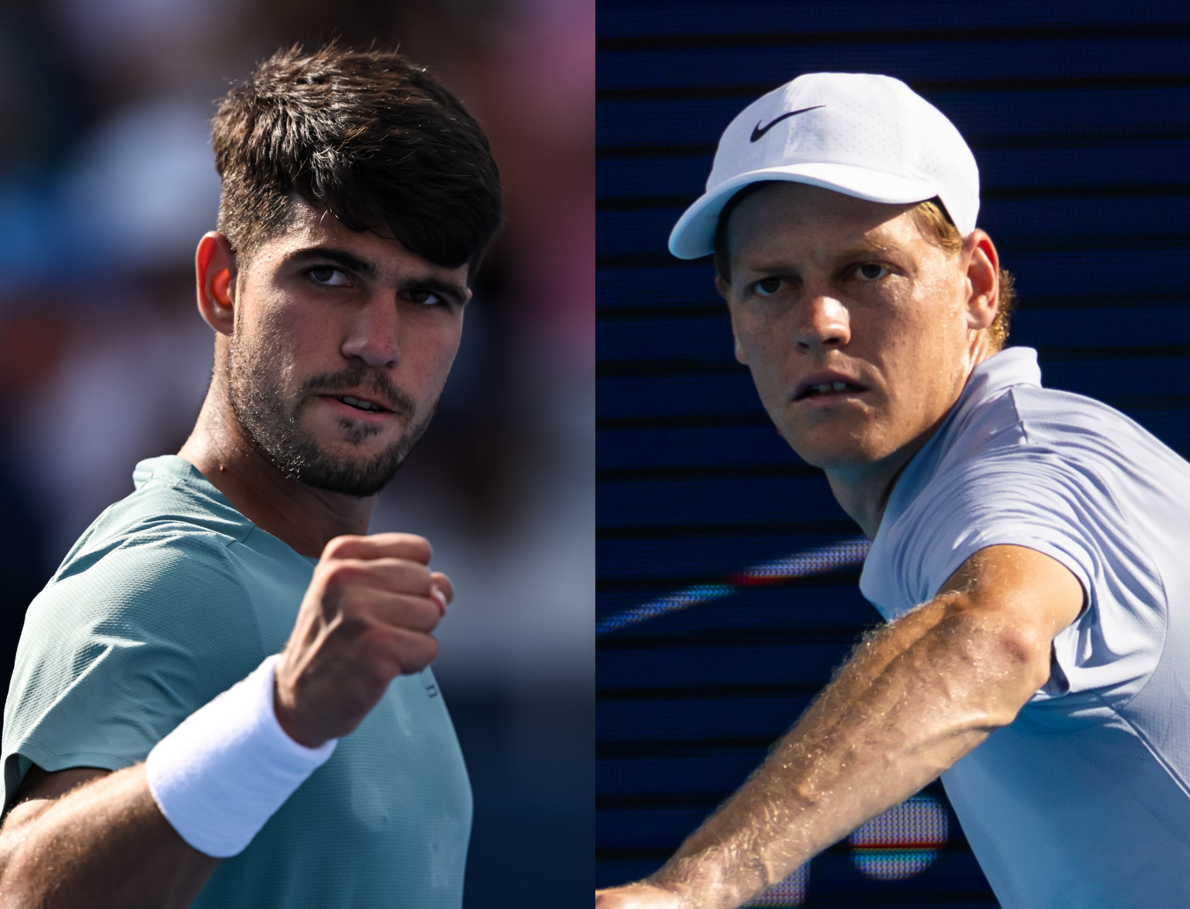 Carlos Alcaraz y Jannik Sinner | Fotos: GettyImages