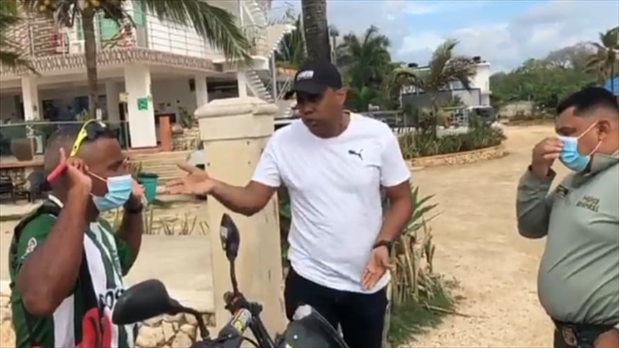 Concejal de San Antero habría evadido un puesto de control en pleno toque de queda.Foto: cortesía.