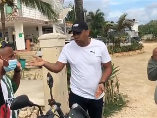 Concejal de San Antero habría evadido un puesto de control en pleno toque de queda.Foto: cortesía.