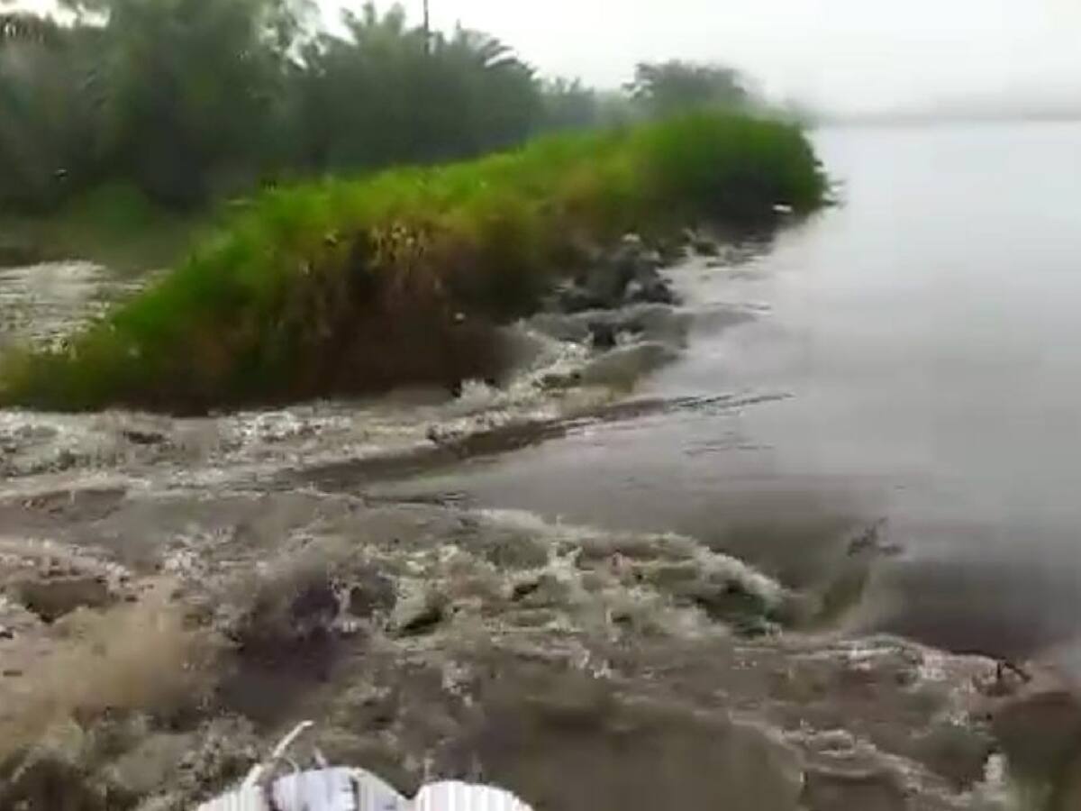 SOS en Puerto Wilches: se rompió otra vez el dique en Vuelta Perico