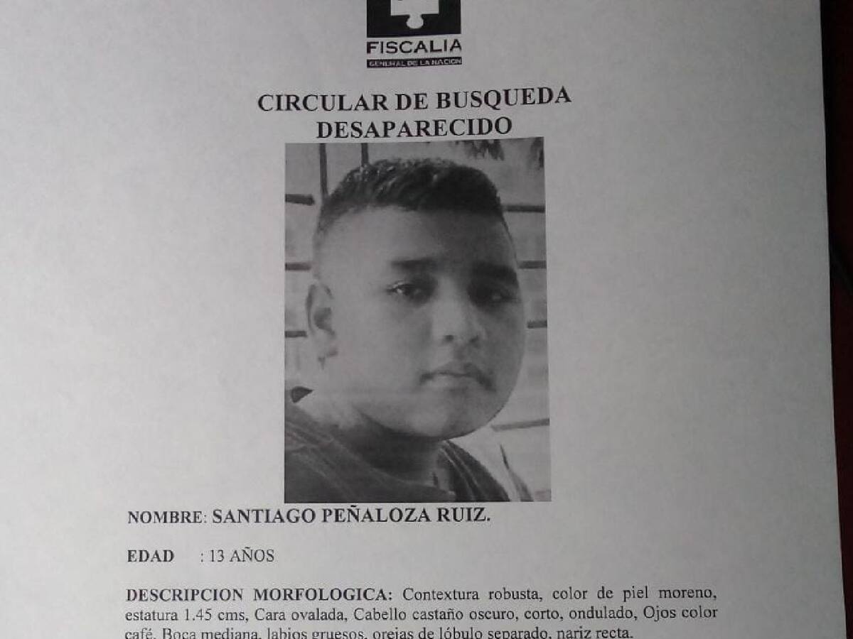 Reportan niño desaparecido, hijo de uno de los firmantes de paz, en Bucaramanga