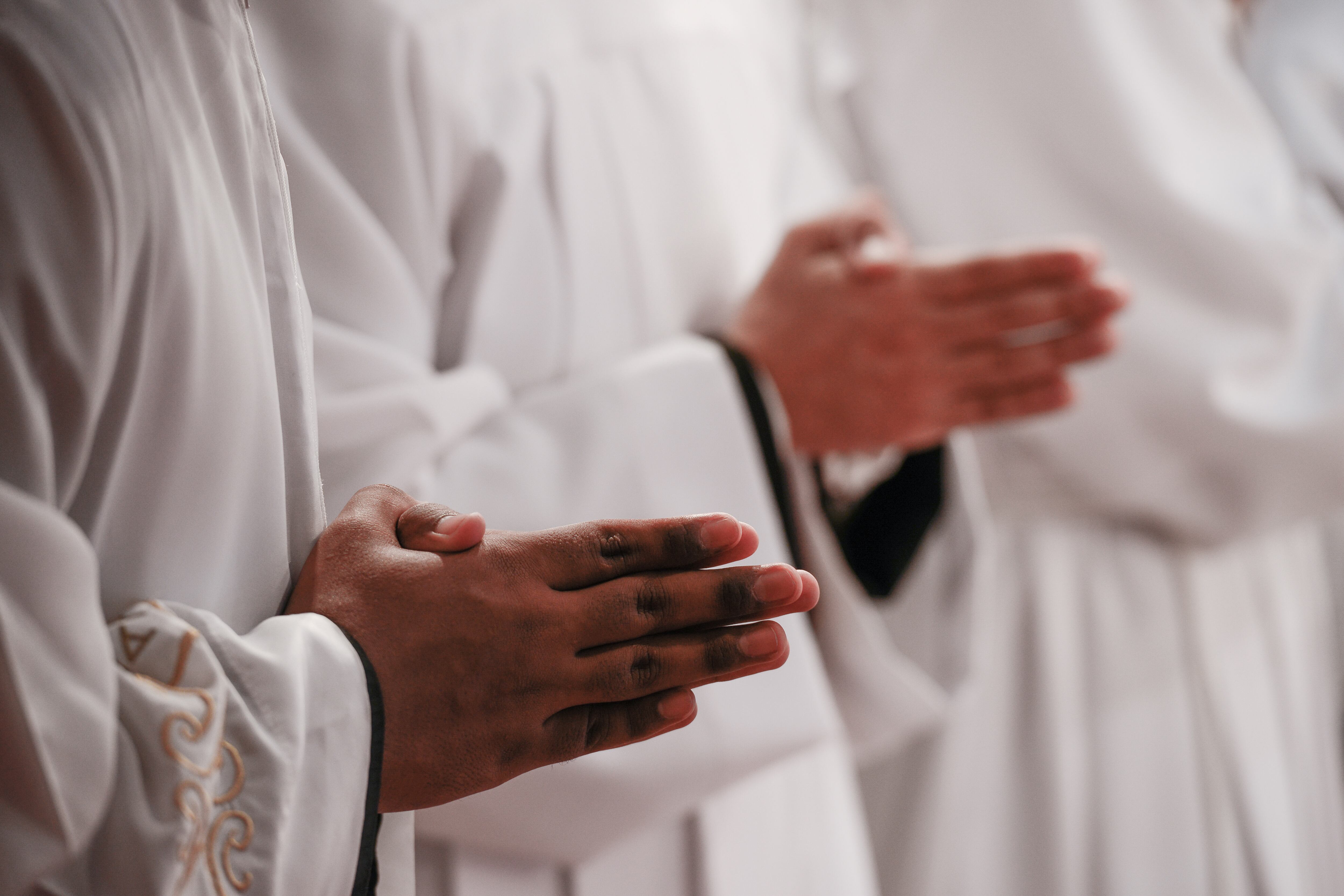 Mass - catholic celebrations - Priests praying