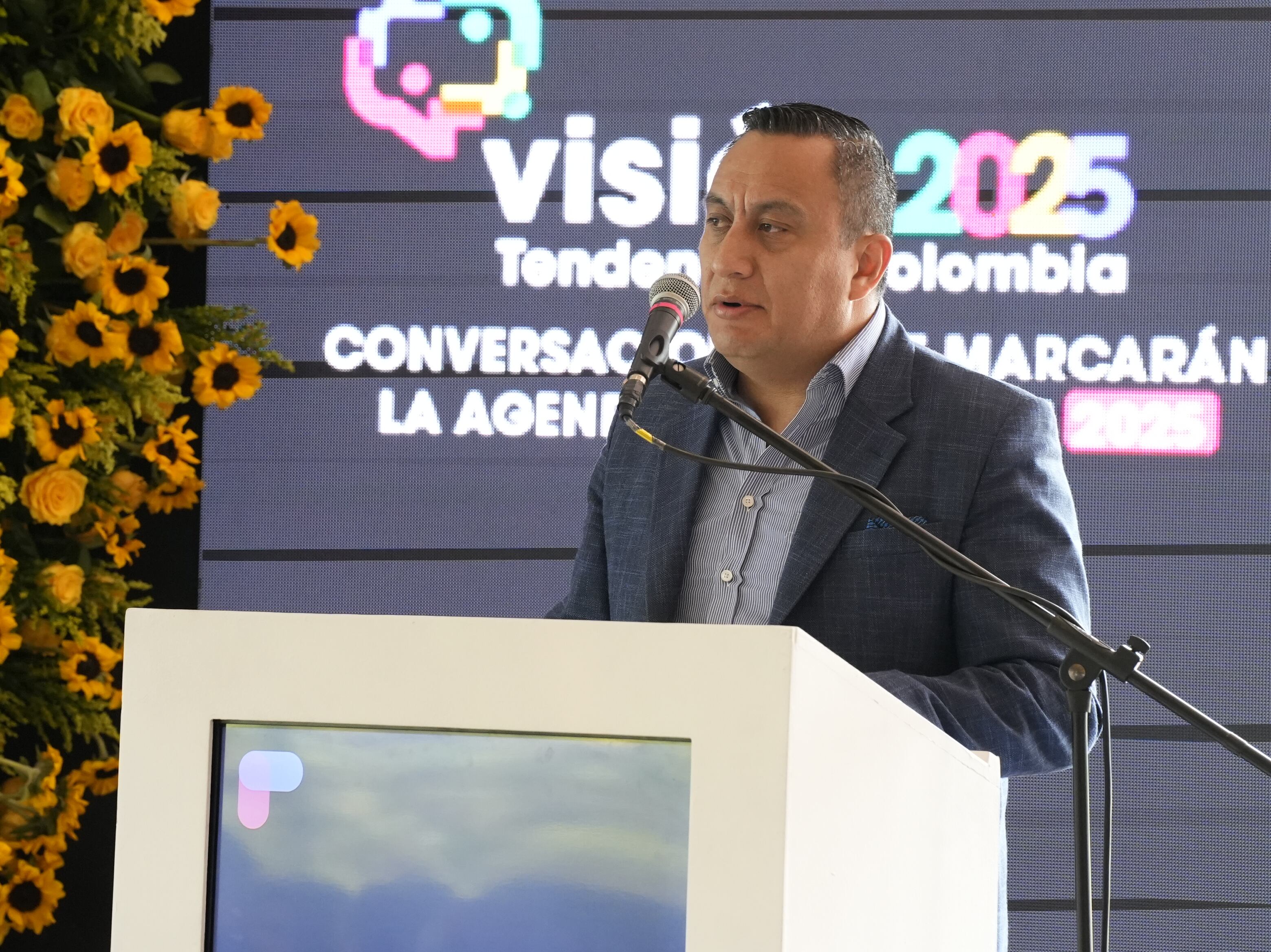 José Fernando Quintero, presidente de Indra en Colombia. | Foto: W Radio