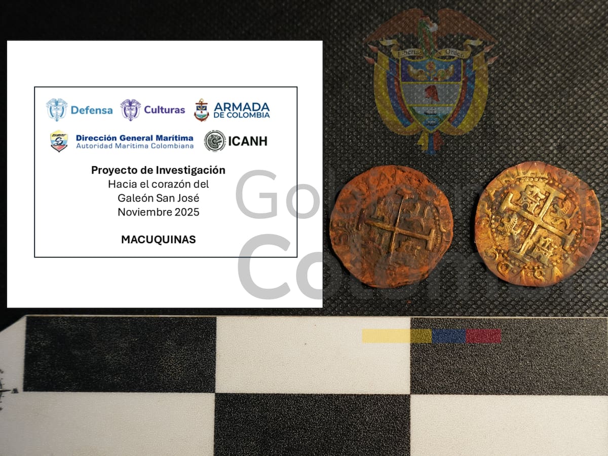 Colombia presentó los primeros objetos recuperados del galeón San José