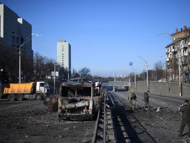 Kiev tras segunda noche de enfrentamientos entre Ucrania y Rusia