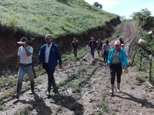 La Gobernación y los municipios de Pisba y Socotá claman al Gobierno por un corredor humanitario en el paramo de Pisba.. Foto: La W