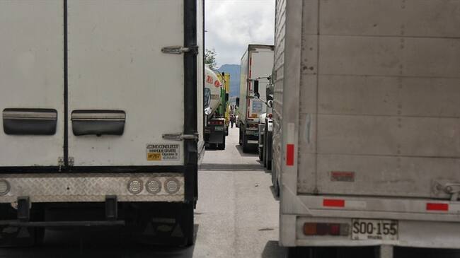 La Federación de Empresarios de Transporte de Carga dio a conocer que, durante el año 2020, dejaron de ser movilizadas 9,5 millones de toneladas en comparación con el año 2019. Foto: Colprensa / ÁLVARO TAVERA