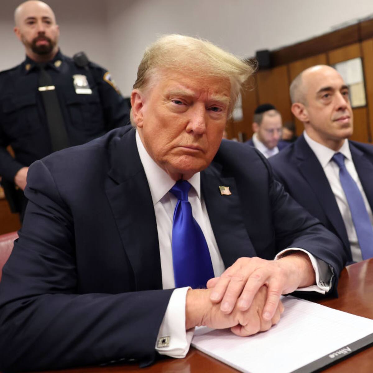 Así reaccionó Donald Trump al escuchar el “culpable” en el veredicto del jurado