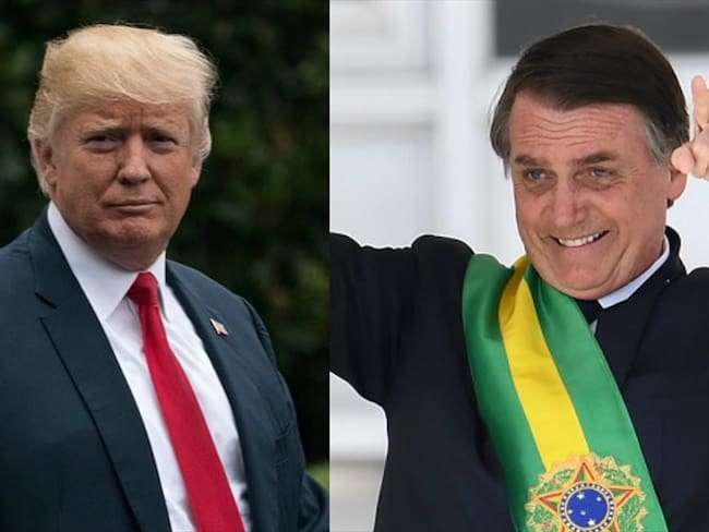 Trump elogia a Bolsonaro, &quot;el Donald Trump de Sudamérica&quot;. Foto: Getty Images