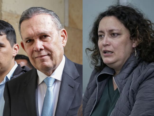 Efraín Cepeda y Angélica Lozano. Foto: (Colprensa - Catalina Olaya) / (COLPRENSA- Sergio Acero)