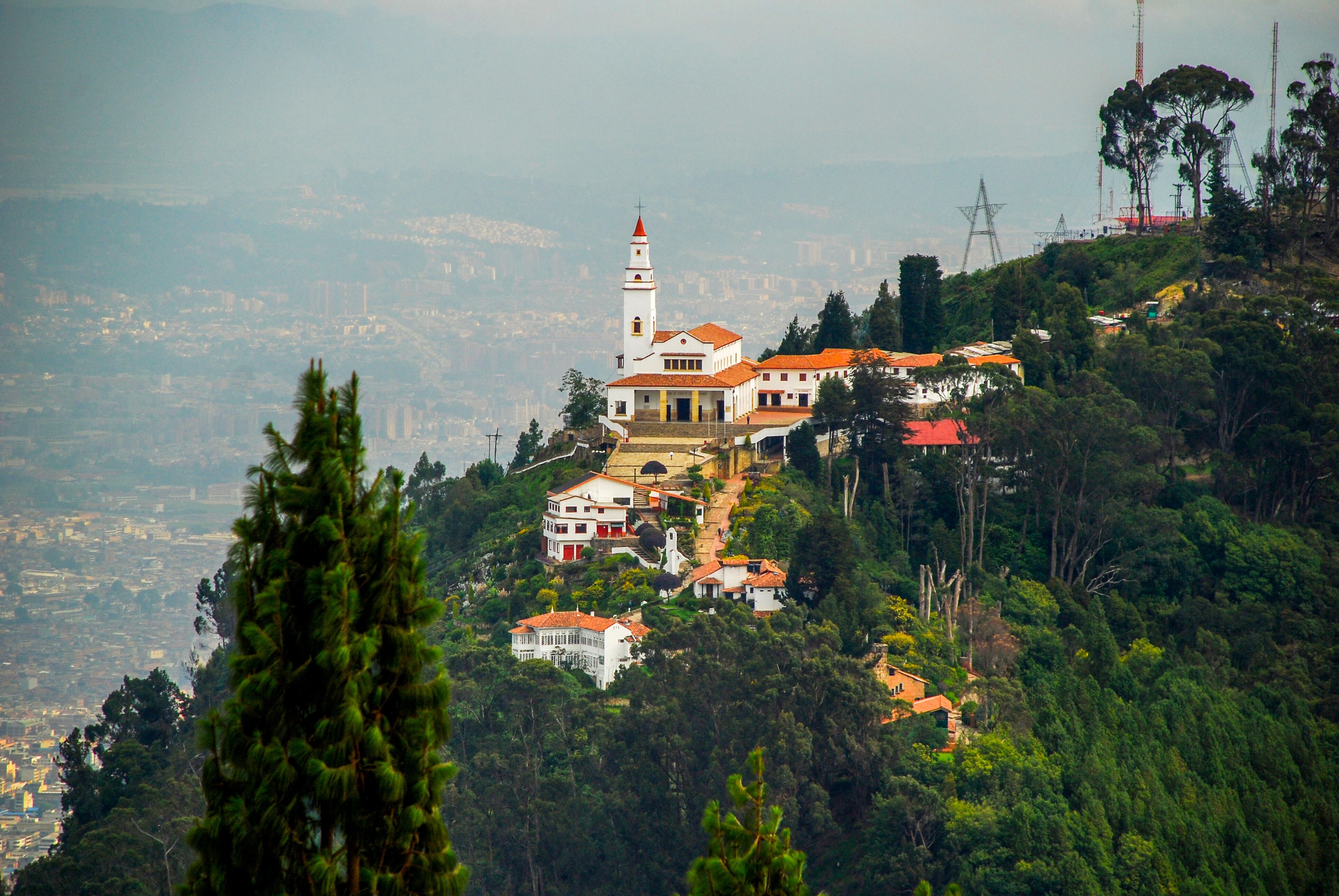 Cerro de Monserrate, Bogotá. Foto: Getty Images.
