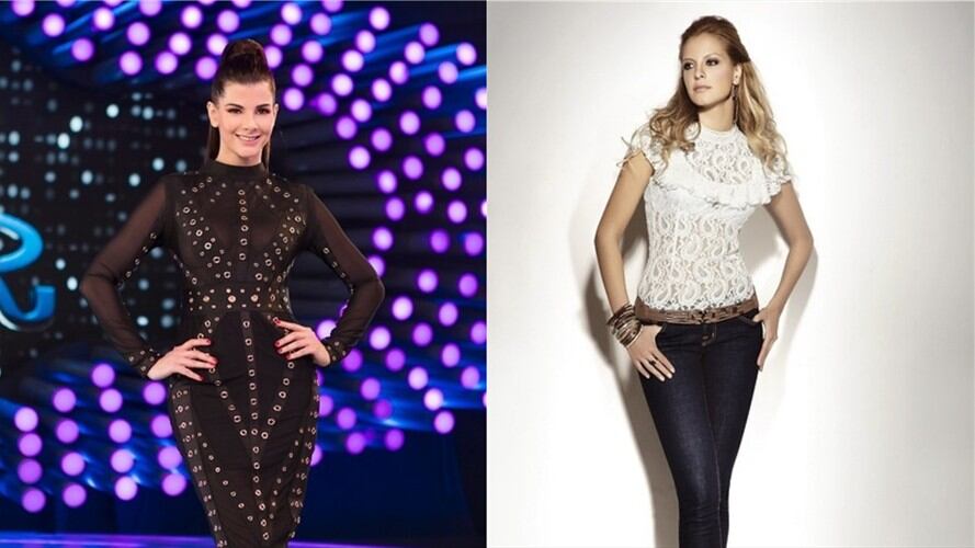 Las presentadoras: Carolina Cruz y Laura Acuña. Foto: Colprensa