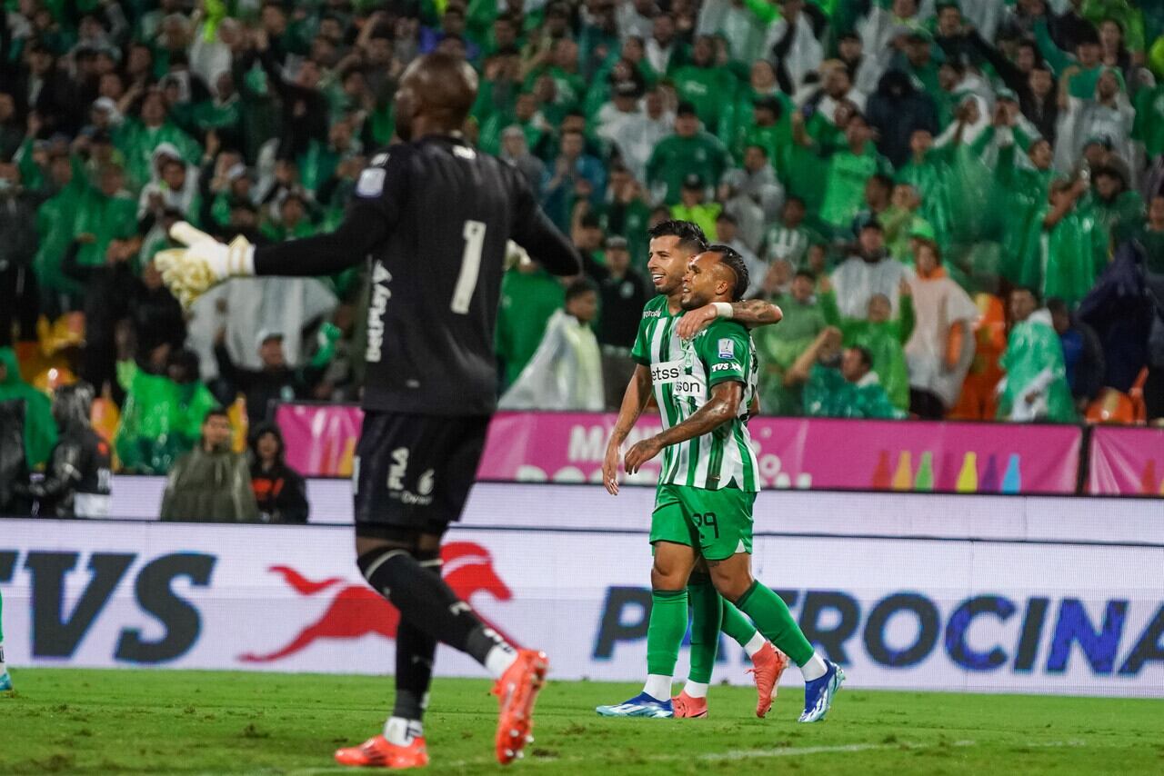 Medellín. 20 de noviembre de 2024.- Atlético Nacional vs. Independiente Santa Fe. (Colprensa - Juan Augusto Cardona)