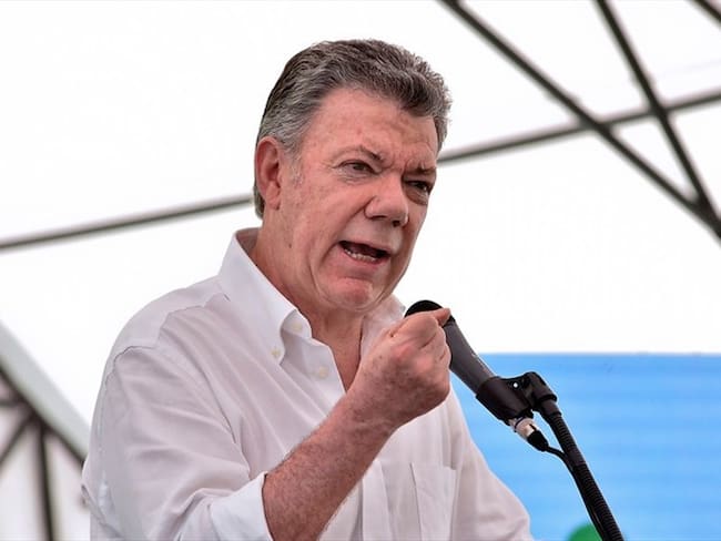El presidente Juan Manuel Santos invitó a una campaña sin agresiones. Foto: Colprensa