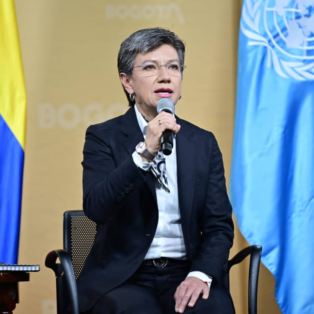 Claudia López será citada a debate de control político por mural contra la Fuerza Pública
