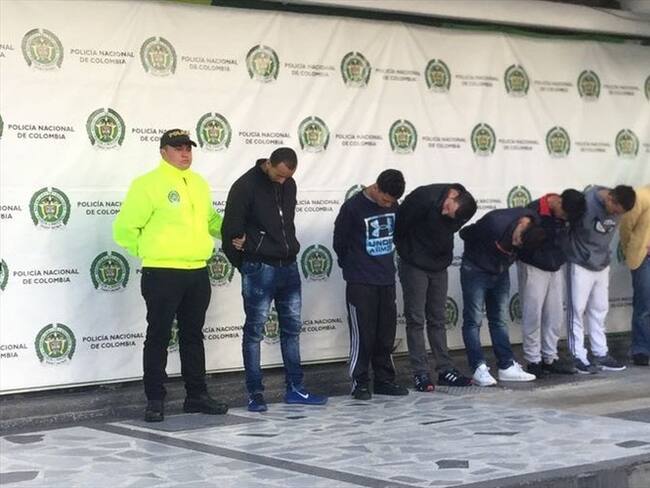Han sido capturados 25 integrantes de la banda &quot;Los Rolex&quot;. Foto: Policía Nacional
