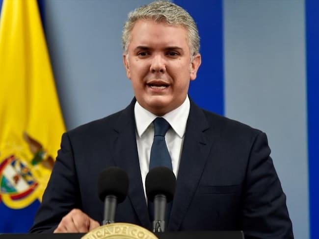 Duque: “actos de vándalos no representan el espíritu de los marchantes colombianos”. Foto: presidencia