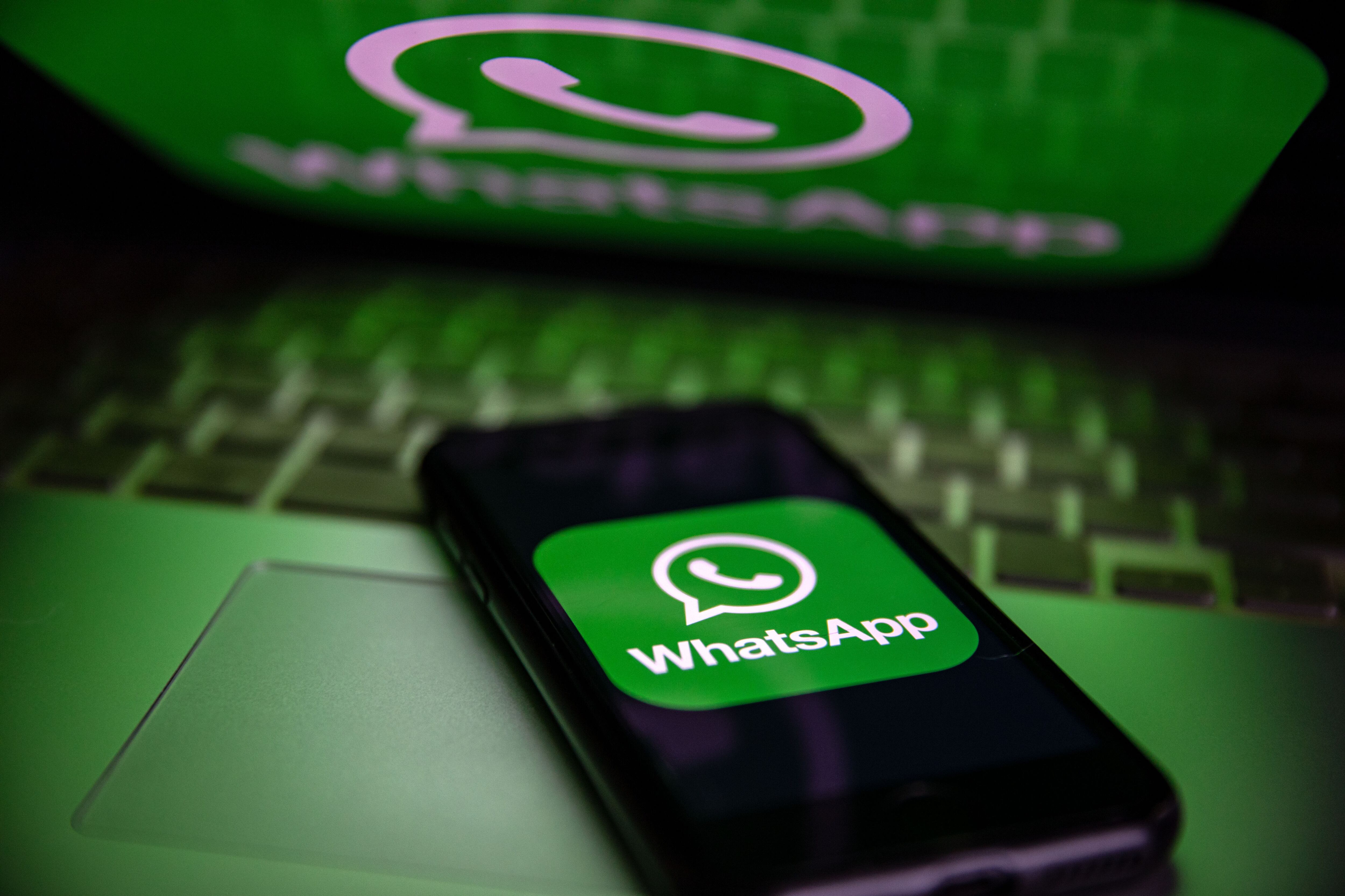 Logo de WhatsApp. Foto de Onur Dogman/SOPA Images/LightRocket via Getty Images.