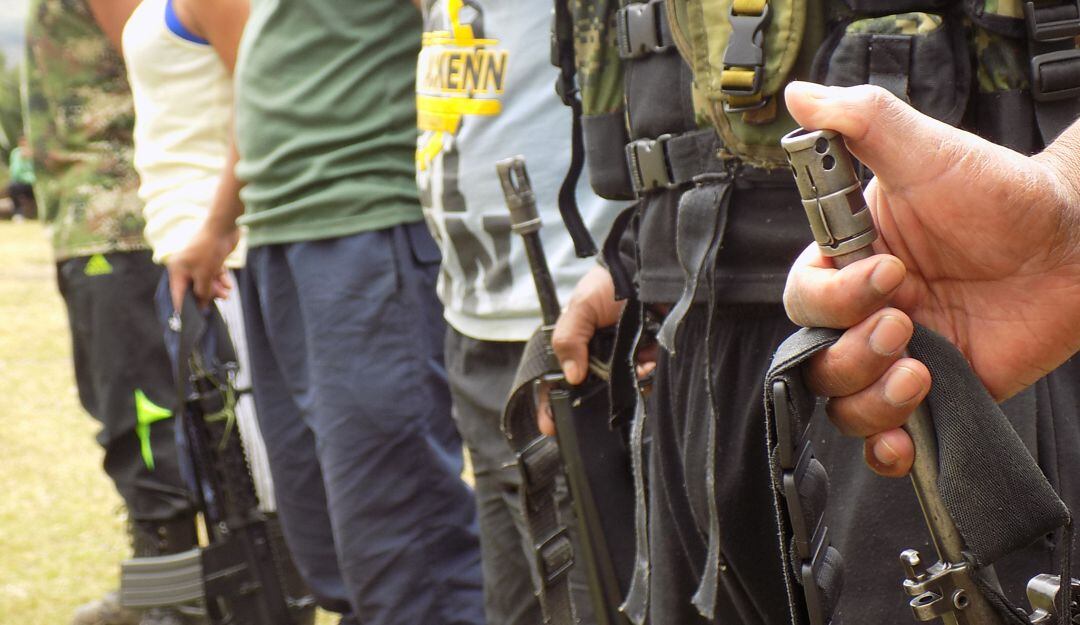 Imagen de referencia de grupos armados. Foto: Colprensa.