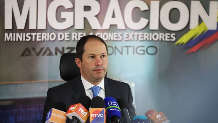 Juan Francisco Espinosa, director de Migración Colombia. Créditos: Colprensa