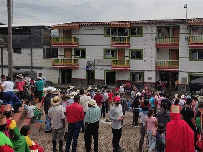 Anuncian medidas para contrarrestar desplazamiento masivo en Ituango. Foto: Colprensa