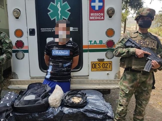Descubren narcoambulancia en el municipio de Convención, Norte de Santander- Ejército 