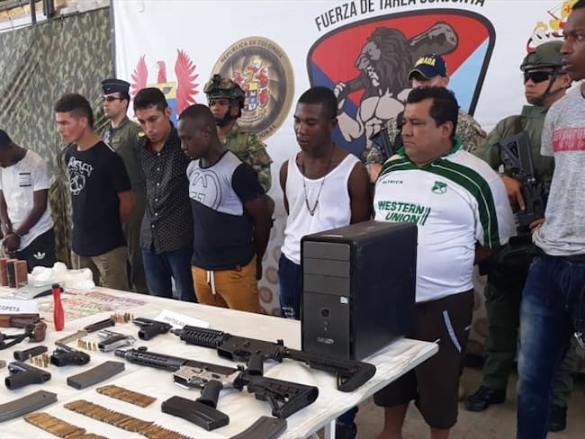 Capturan a catorce presuntos responsables del asesinato de agentes del CTI en Tumaco. Foto: Policía