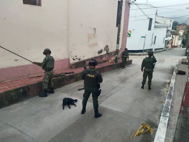 Autoridades en alerta por paquete sospechoso en el municipio de Convención / Foto: Cortesía Nelson Vargas