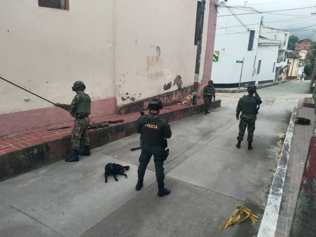 Autoridades en alerta por paquete sospechoso en el municipio de Convención / Foto: Cortesía Nelson Vargas