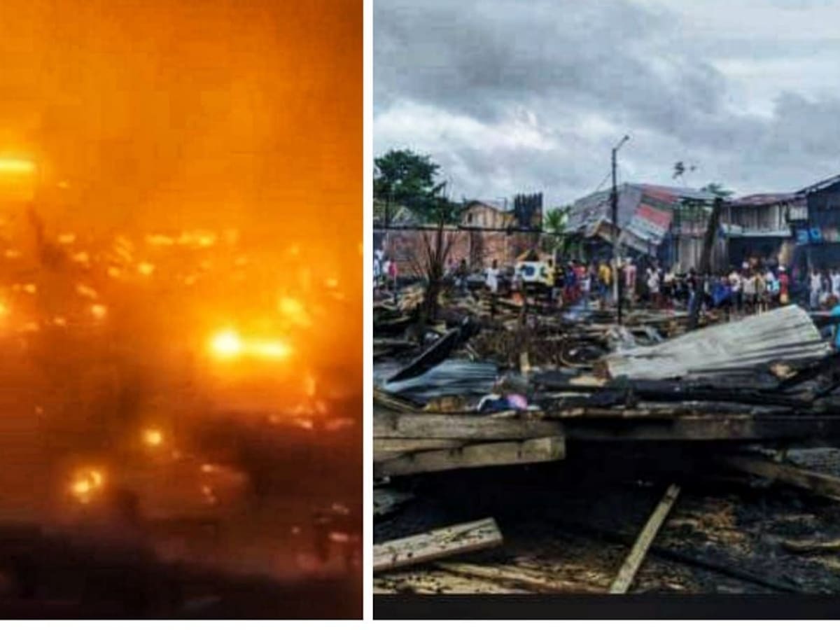 Un incendio consumió más de 50 viviendas y dejó dos personas muertas en Guapi, Cauca
