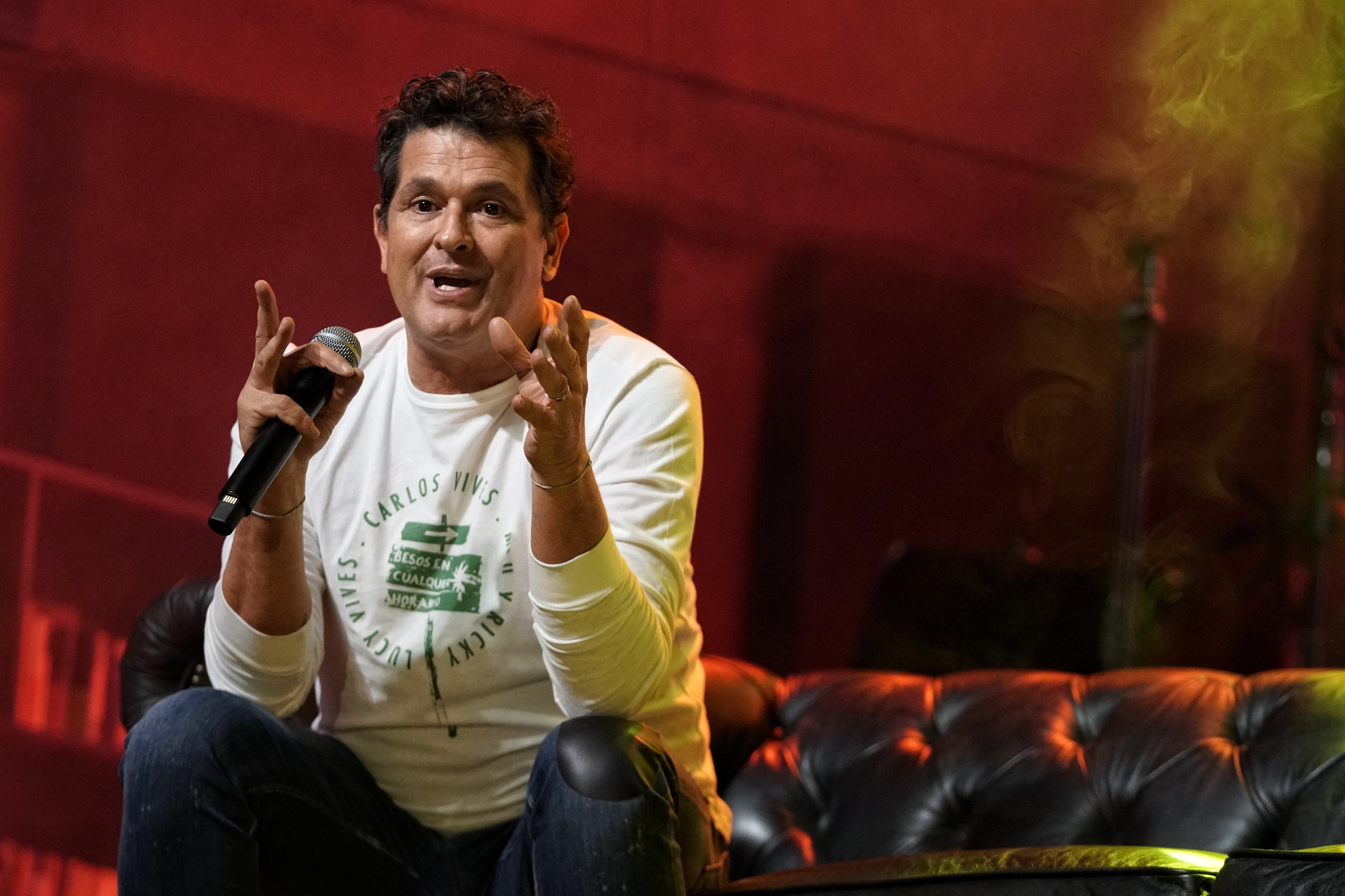 Cantante colombiano Carlos Vives