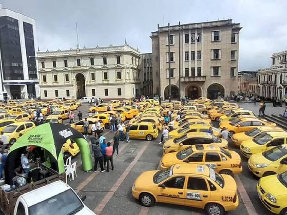 Taxistas de Manizales ratificaron que se sumarán al paro del 22 de febrero