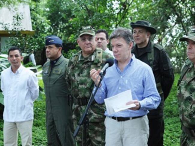 Presidente Santos pide ayuda a la comunidad internacional en la lucha antidrogas