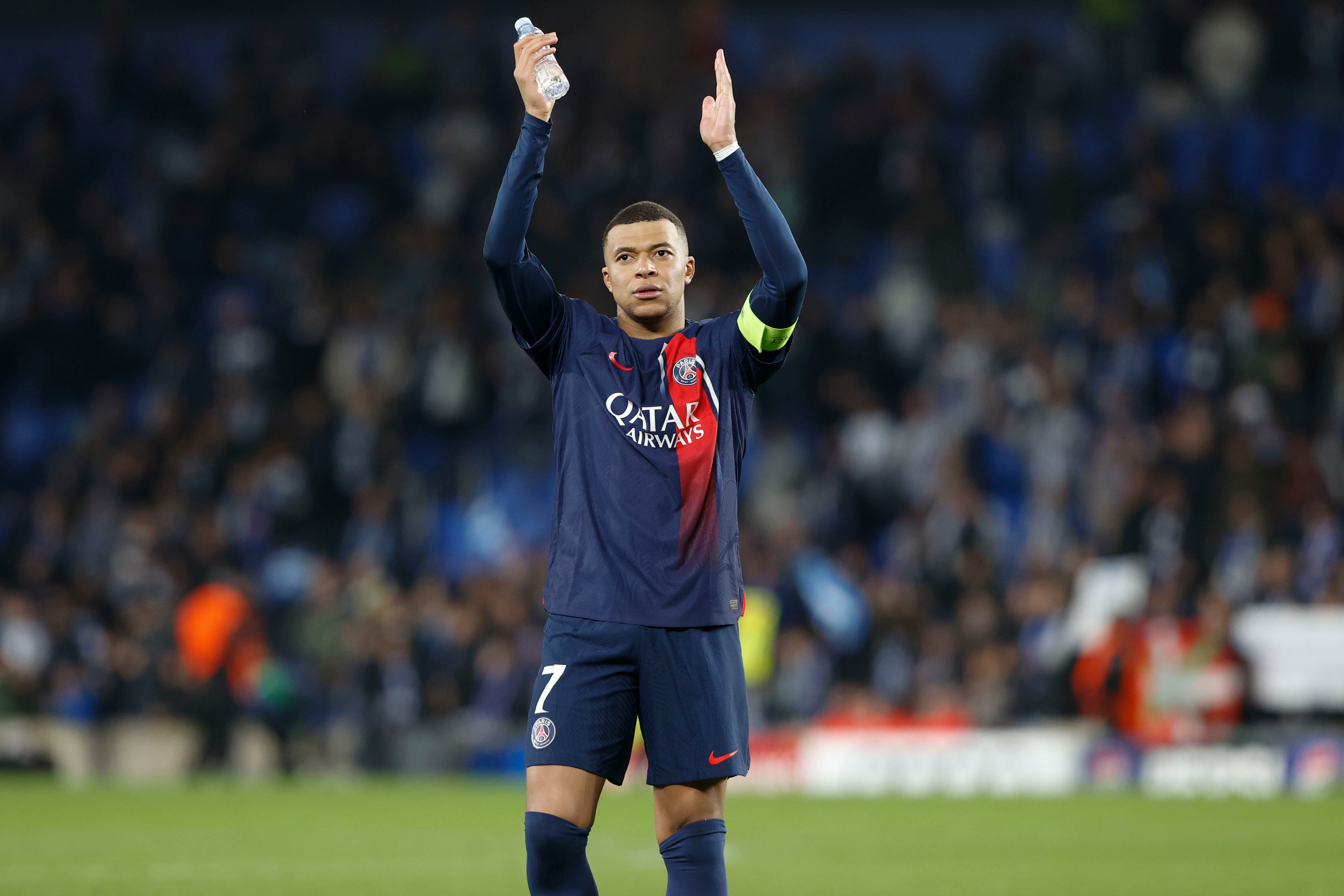 El delantero del PSG Kylian Mbappé. Foto: EFE / Juan Herrero.