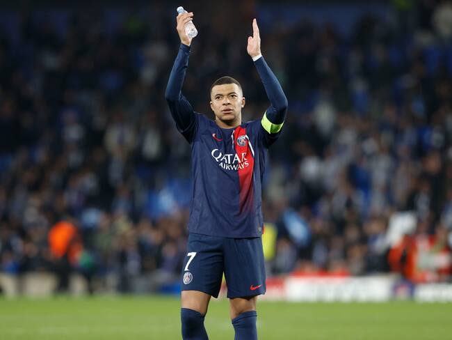 El delantero del PSG Kylian Mbappé. Foto: EFE / Juan Herrero.