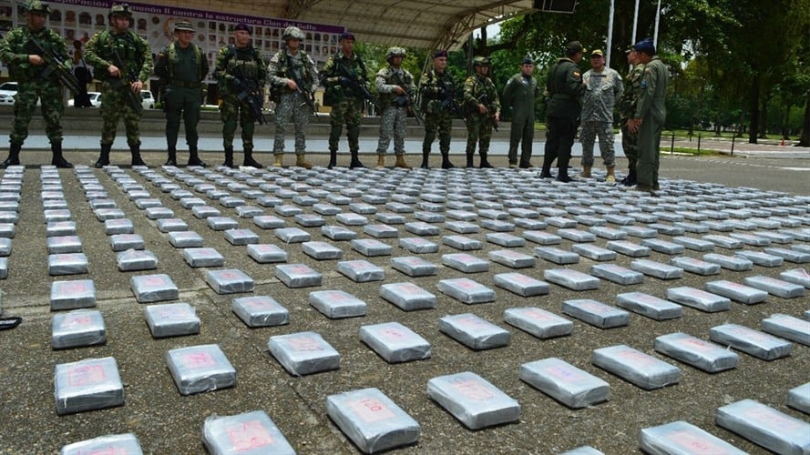 Más de 200 toneladas de cocaína han sido incautadas durante campaña Orión . Foto: Colprensa